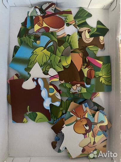 Пазл по сказке Под грибом