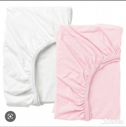 Простынь на резинке IKEA len бу 60*120