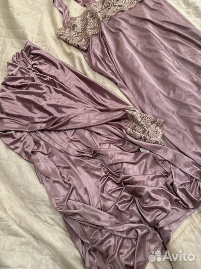 Женская ночнушка и халат новая