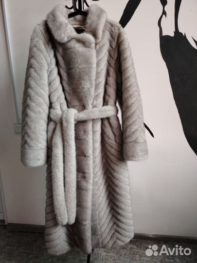 Шуба из эко меха