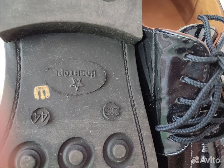 Туфли уставные лакированные лабутены офисные 44