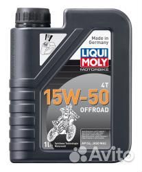 Масло моторное LiquiMoly 4T 15W-50 1л OffRoad полу