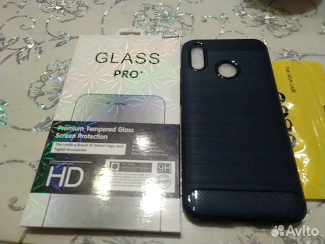 Huawei P Smart 2019 чехол и защитное стекло