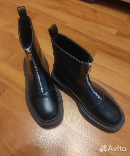 Ботинки женские кожаные