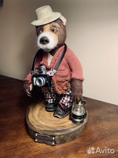 Авторская кукла мишка Тедди