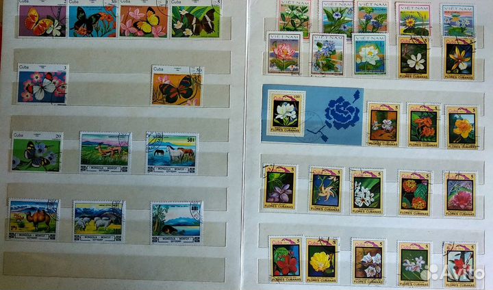 Марки импортные и СССР. 1960-90 гг