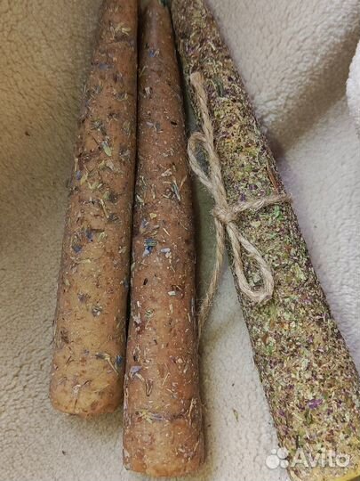 Свечи восковые ручной работы