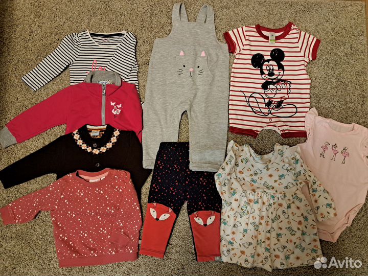Одежда для девочки пакетом 74 размер