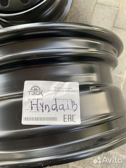 Колеса 6x15 4x100 ET48 DIA54.1