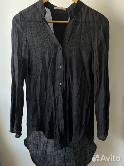 Блузка из жатой ткани