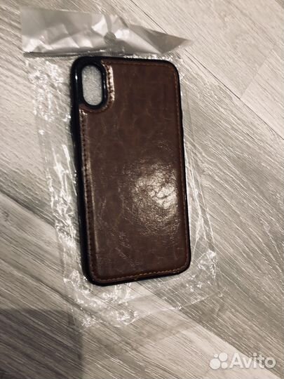 Чехол на айфон 10 x эко кожа