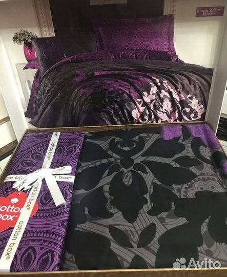 Белье постельное сатин евро