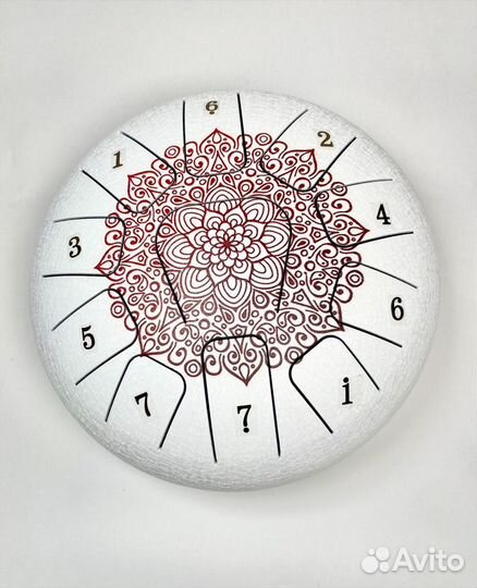 Глюкофон /Перкуссия/Ханг/25сантим/10дюйм/11лепестк