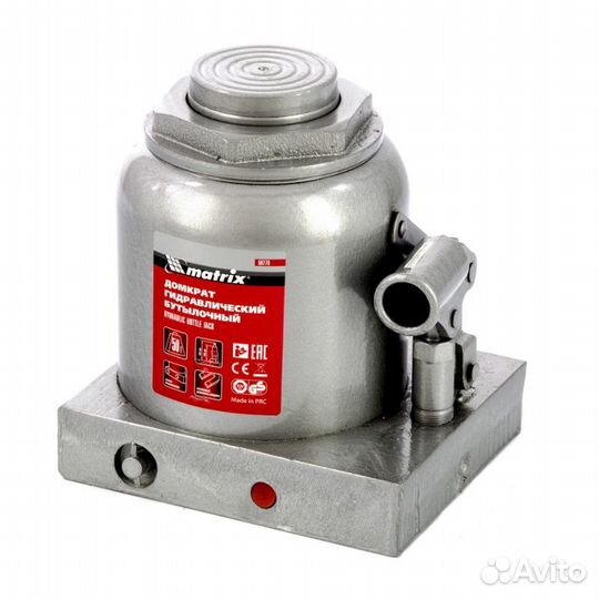 Домкрат гидравлический бутылочный Matrix 50779, 50
