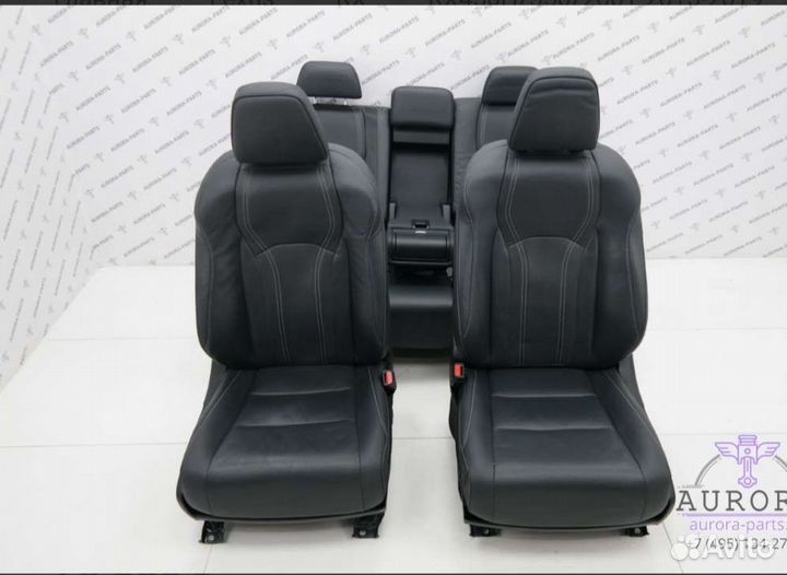 Комплект сидений чёрная перфорированная кожа RX450