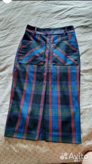 Юбка zara в клетку
