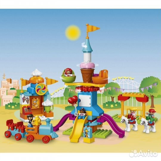 Lego duplo 10840 новый Большой парк аттракционов