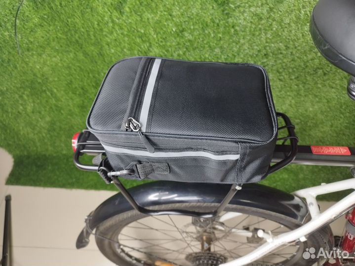 Велосумка на багажник 25х10х18см. Черный