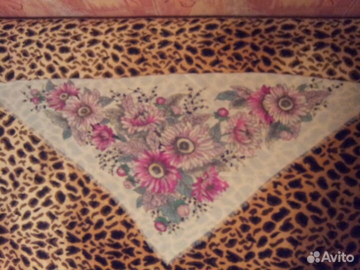 Платок-косынка новый, СССР