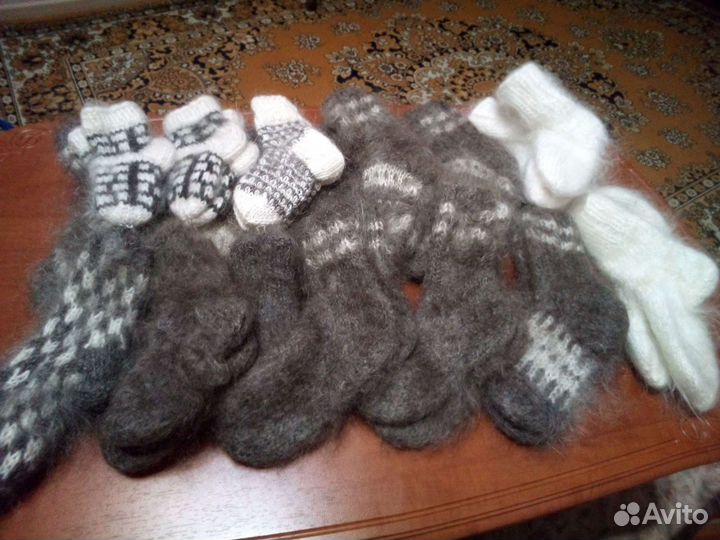 Детские пуховые носочки