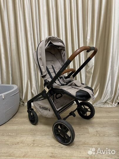 Коляска детская 2 в 1 Moon Resea Kombi бежевая