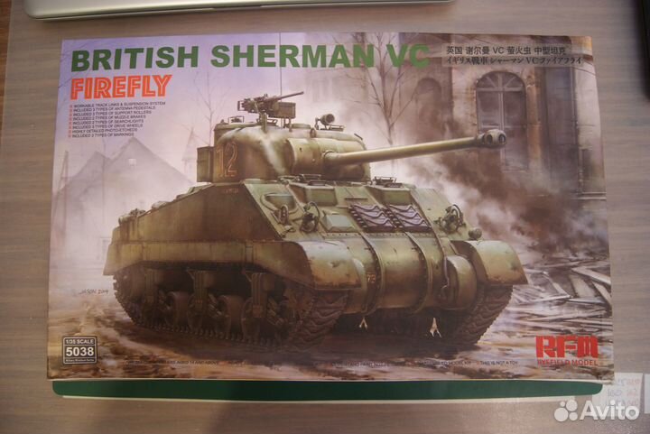 Сборная модель Шерман M4 от Meng и RFM