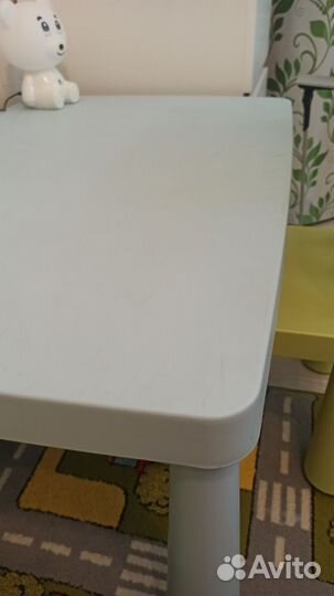 Детский стол + 2 стула IKEA