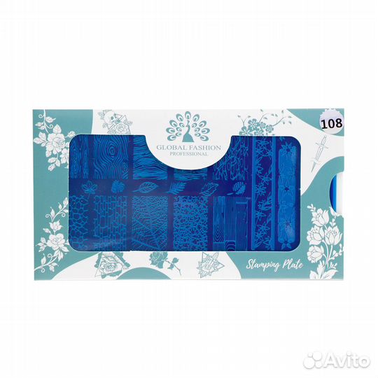 Диск для стемпинга Global Fashion #-108