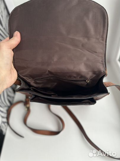 Сумка женская экокожа коричневая