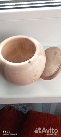 Солонка из груши