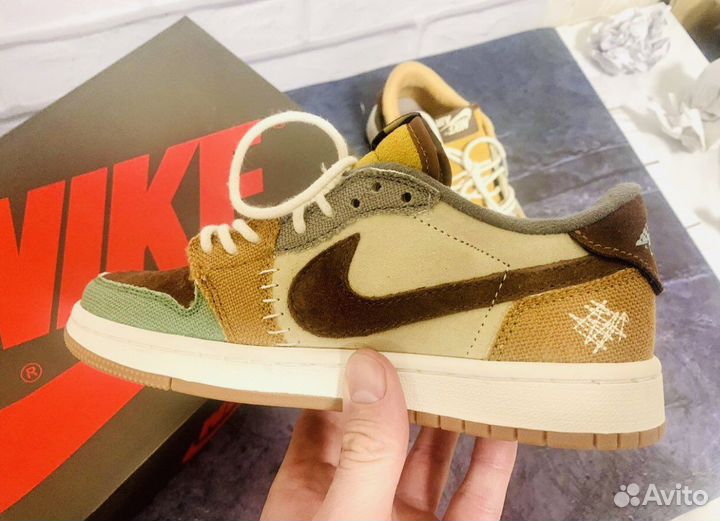 Кроссовки nike air jordan 1 low voodoo