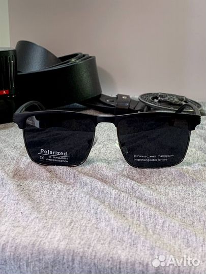Солнцезащитные очки полароидные мужские porsche