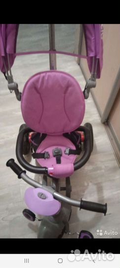 Велосипед с родительской ручкой