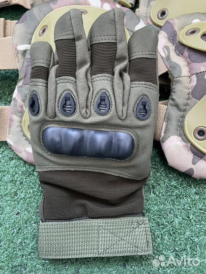 Защита тактическая наколенники и перчатки