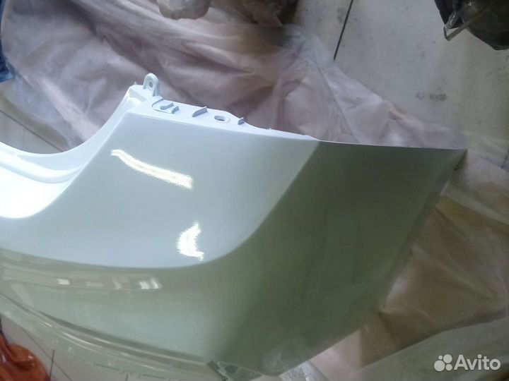 Бампер задний хендай солярис