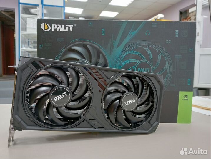 Видеокарта Palit nvidia GeForce RTX 4060 dual
