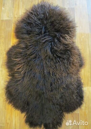 Шкуры овечьи пуховые с длинным ворсом