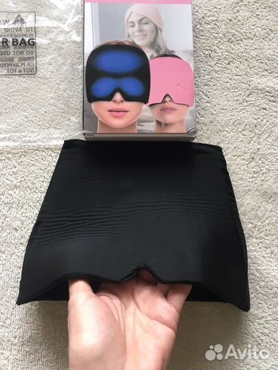 Гелевая маска для лица, сна и от головной боли