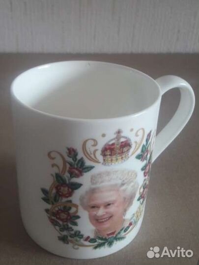 Коллекционная кружка, англ. фарфор, Елизавета II