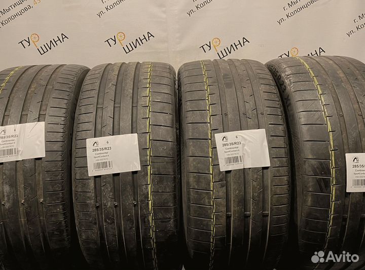 Continental SportContact 6 285/35 R23 94Y