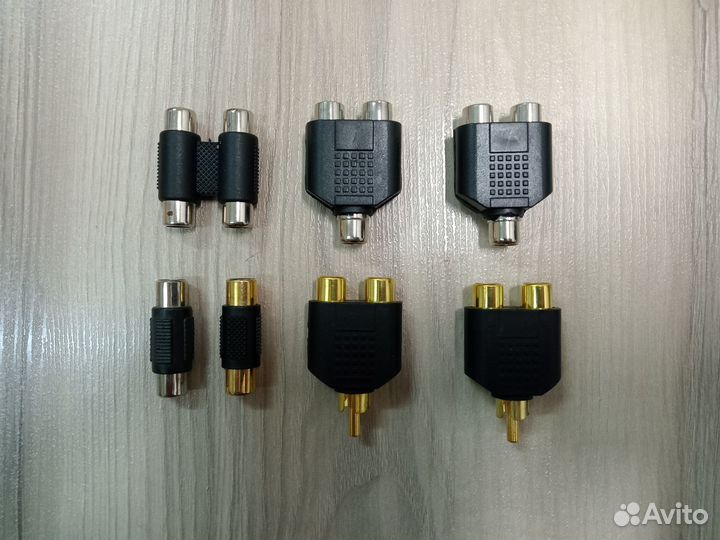 RCA-RCA кабель 5м и RCA-переходники