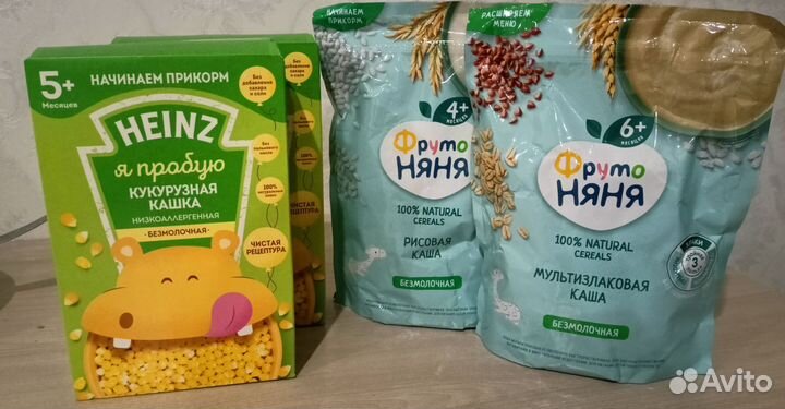 Детские каши безмолочные