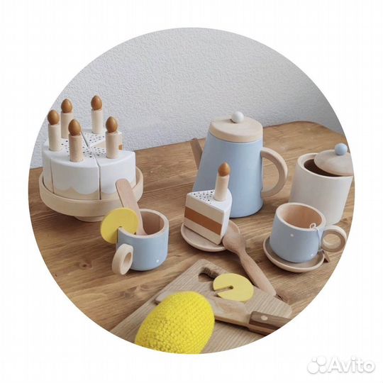 Деревянный торт (подарок на 1-4 года)