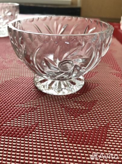 Креманки хрустальные для порционного салата