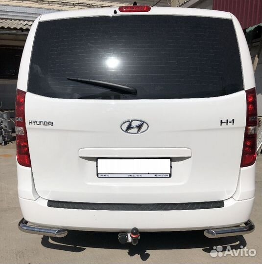 Защита заднего бампера для Hyuindai Starex c 2018