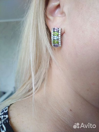 Серебряные серьги