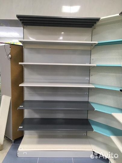 Стеллажи торговые металлические для магазина