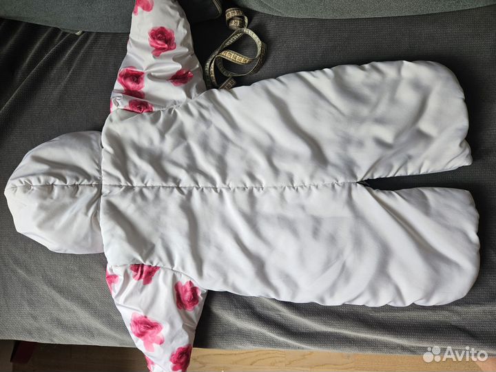 Демисезонный конверт комбинезон на 6-7 месяцев