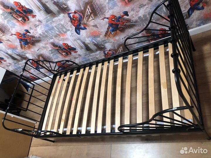 Кровать детская IKEA раздвижная + матрас