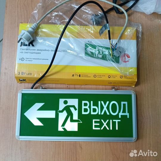 Светильник аварийный иек сса 1003